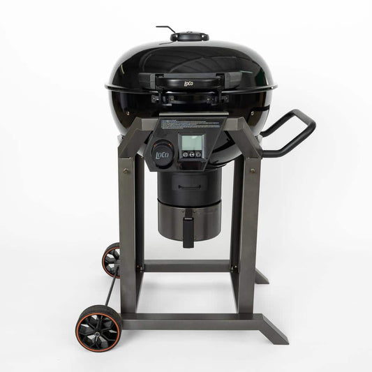 22.5 in. SmartTemp Kettle Charcoal Grill in Black with Stand